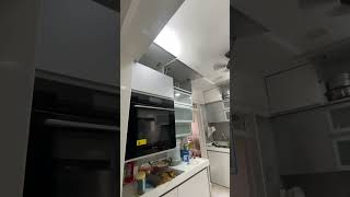 White color kitchen kaise lga comment 👌 kitchendesign farnichar shere subscribe sorts 100k 1m [upl. by Norah653]