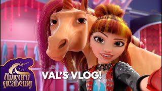 My Dorm Room Tour at Unicorn Academy  Original Shorts S1 E6  Cartoons for Kids [upl. by Nela]