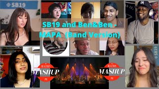 SB19 and BenampBen  MAPA Band Version  REACTION MASHUP [upl. by Nivlen]