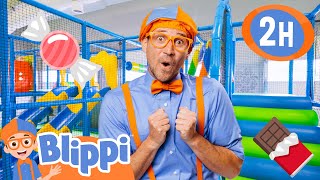 Blippis Playful Tea Time  Blippi  Educational Kids Videos  Moonbug Kids [upl. by Ecilayram279]