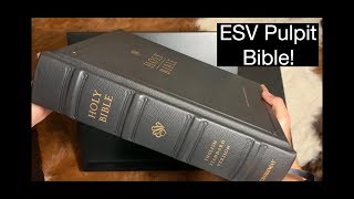 ESV Pulpit Bible Review A True Heirloom [upl. by Latrina541]