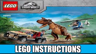 LEGO Instructions  Jurassic Park  76941  Carnotaurus Dinosaur Chase [upl. by Eiznikam]