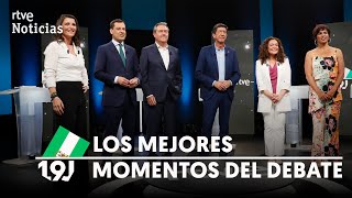 DEBATE RTVE Los MEJORES MOMENTOS del PRIMER quotCARA A CARAquot DE LAS ELECCIONES ANDALUZAS  RTVE [upl. by Lleirbag]