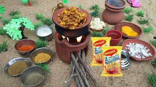 How to prepare masala maggi noodles  maggi recipe  mumu Cook  mini cooking [upl. by Dasha]