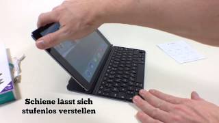 Test Logitech Ultrathin Keyboard für iPad Airmini [upl. by Kinghorn]