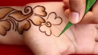 Simple mehndi design front hand mehndi designs mehndi ka design🥰 [upl. by Ubana]