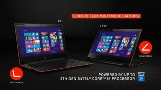 Lenovo Flex multimode laptops tour 14quot amp 156quot [upl. by Mauretta]