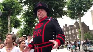 Beefeater Imitates Trump during guided tour around the Tower of London [upl. by Sidras]