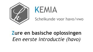 Zure en basische oplossingen Een eerste introductie havo [upl. by Macguiness712]