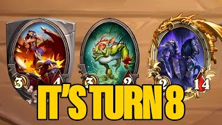 The Turn 8 Perfect Setup Makes An Unlosable Game  Dogdog Hearthstone Battlegrounds [upl. by Oniger]