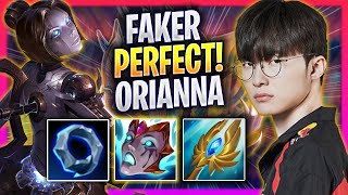 FAKER PERFECT GAME WITH ORIANNA  T1 Faker Plays Orianna MID vs Zed  Season 2024 [upl. by Nebra35]