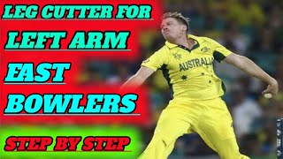 Left arm fast bowling tips  leg cutter  fast bowling Variations tips  cricket science [upl. by Dlorad]