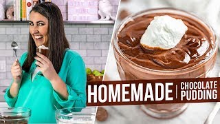 Five Ingredient Homemade Chocolate Pudding [upl. by Weywadt]