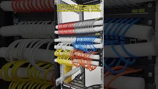 COBTELS aisle cable management rack make the data center network cabling organized and beautiful [upl. by Hgielar51]