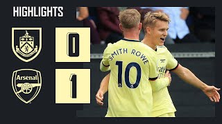 HIGHLIGHTS  Burnley vs Arsenal 01  Premier League  Odegaard with a beautiful freekick [upl. by Shiri]