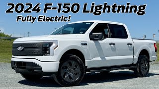 2024 Ford F150 Lightning XLT Review [upl. by Adnohser]