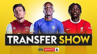 TRANSFER SHOW LIVE  Latest on Caicedo Maguire Lavia and more [upl. by Fen437]