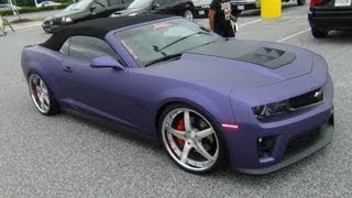 Purple Camaro SS WZL1 Kit In Hunt Valley Horsepower [upl. by Nonnaihr798]