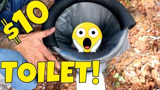 HOW TO MAKE THE ULTIMATE DIY CAMP TOILET [upl. by Norod738]