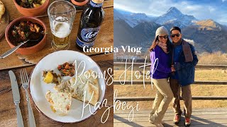 GEORGIA VLOG Ep 05  We Tried Different Georgian Cuisine in Rooms Hotel Kazbegi [upl. by Daren128]