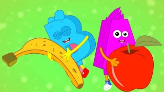 Apples and Banana Song for Kids Nursery Rhymes And Baby Songs [upl. by Duaner]