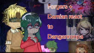 Forgers  Damian react to Danganronpa executions [upl. by Ahsimed]