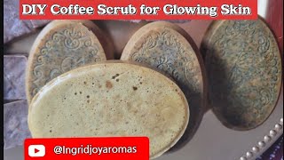 DIY Coffee Scrub for Glowing Skin  Ingrid JoyAromas [upl. by Gnil]