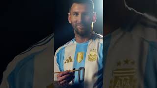 Argentina new jersey for 20242025 First Look sponsored by Adidas messi vamosargentina fyp [upl. by Heyer]