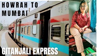 Howrah To Mumbai Train JourneyGitanjali express 2nd Ac 12860 Train Journey [upl. by Tsirhc]