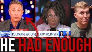 Chris Cuomo SHUTS DOWN Race Hustler Maxine Waters Over Kamala Loss [upl. by Eralcyram]