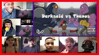 Darkseid Vs Thanos  Cartoon Beatbox Battles REACTIONS MASHUP [upl. by Kenzi]