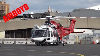 LAFD AgustaWestland AW139 N301FD Full Startup • HAI HeliExpo 2024 [upl. by Kayle150]