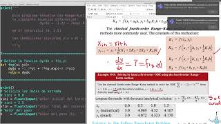 Método de RungeKutta Orden 4 en Python [upl. by Adnarem]