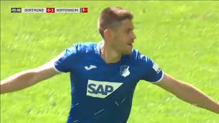 Andrej Kramaric no look penalty vs Borussia Dortmund [upl. by Lairbag551]