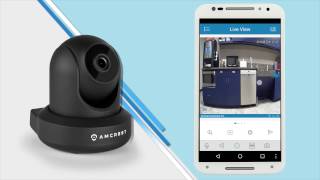 Wifi Mobile App Setup for Amcrest ProHD 2MP PTZ WiFi IP Camera IP2M841 [upl. by Caron507]