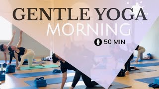 Rise and Shine Easy Morning Yoga flow 50 Min  Gentle and Refreshing  Start Your Day With Yoga [upl. by Nirred576]