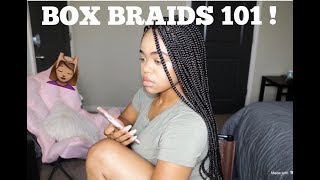 Box braids 101 How to loosen tight box braids [upl. by Jenness]