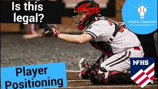 Player Positioning Rules in Baseball  NFHS Edition [upl. by Kilar]