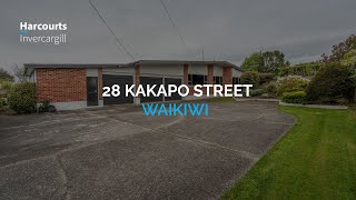 FOR SALE  28 Kakapo Street Waikiwi  Harcourts Invercargill [upl. by London]