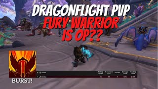 Fury Warrior Battlegrounds Smash  WoW Dragonflight PvP [upl. by Erbma]