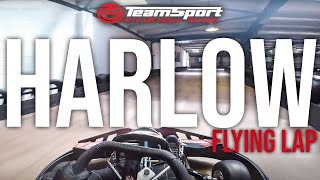 Flying Lap  TeamSport Karting Harlow [upl. by Ronym295]