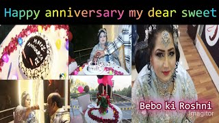 Bebo ki Roshni  Bebo ki Roshni Happy wedding anniversaryzonia vlogPakistan village family vlog [upl. by Anauj594]