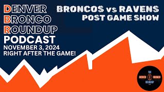 POSTGAME Denver Broncos vs Baltimore Ravens [upl. by Imeaj]