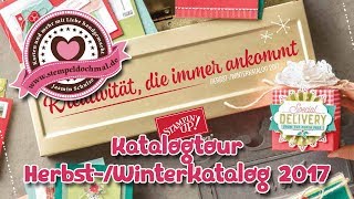 KatalogtourAuspackvideo Stampin Up HerbstWinterkatalog 2017 [upl. by Airrej]