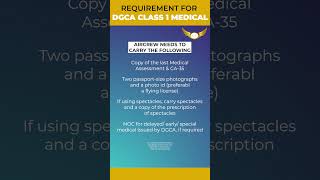 Documents Required for DGCA Class 1 Medical Exam for Pilots shorts [upl. by Assenna]