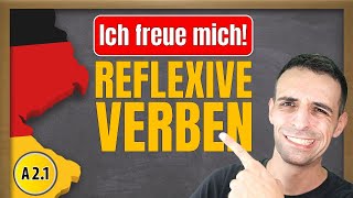 German reflexive verbs with AKKUSATIV [upl. by Adnocahs437]