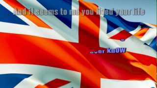 ELTON JOHN  CANDLE IN THE WIND ENGLANDS ROSE karaoke instrumental lyrics [upl. by Yrag274]