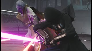 Darth REVAN and Dagan Gera  Lore Accurate Fight [upl. by Rabbi]