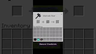 How to upgrade Netherite Chestplate in minecraft [upl. by Schmeltzer665]