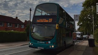 THE LAST ONE Ride on Arriva Midlands VDLDAF DB250 Wright Pulsar Gemini 4761 FJ06 ZSG Route 37 [upl. by Eenert842]